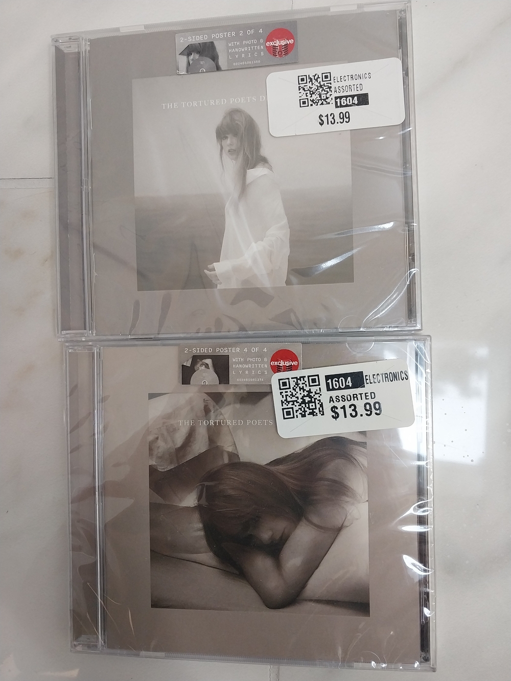The Tortured Poets Department CDs - Set of 2 - Different Bonus Tracks